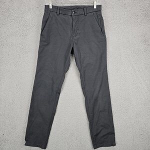 Lululemon Pant Men 30 Dark Gray ABC Slim Chino Stretch Warpstreme Business
